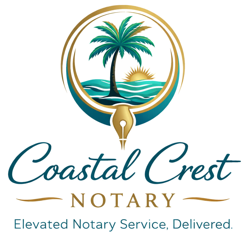 Coastal Crest Notary logo